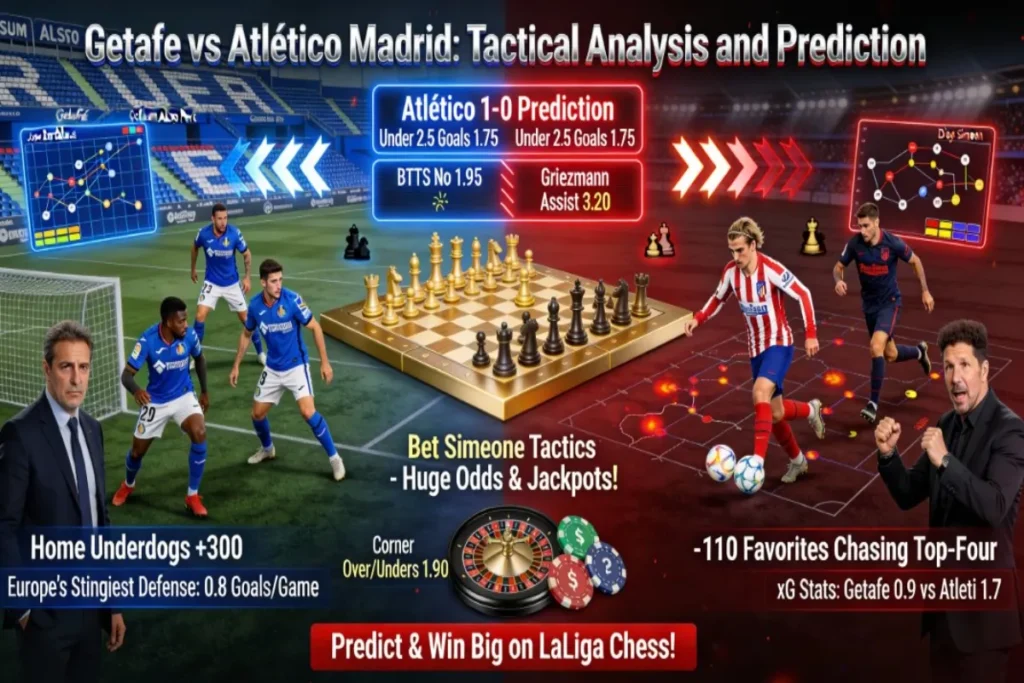 Getafe vs Atlético Madrid: Tactical Analysis and Prediction