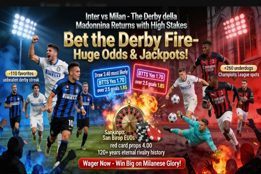 Inter vs Milan – The Derby della Madonnina Returns with High Stakes
