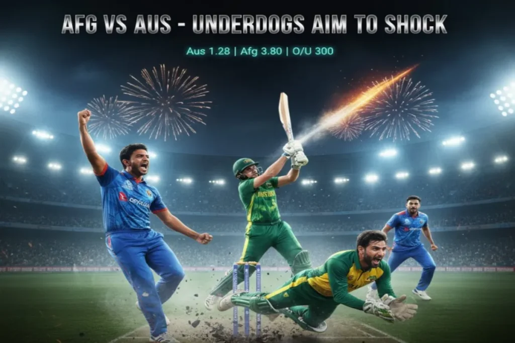 Afg Vs Australia – Underdogs Aim to Shock the Champions