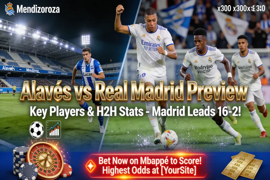 Alavés Vs Real Madrid Preview: Key Players & H2H Stats