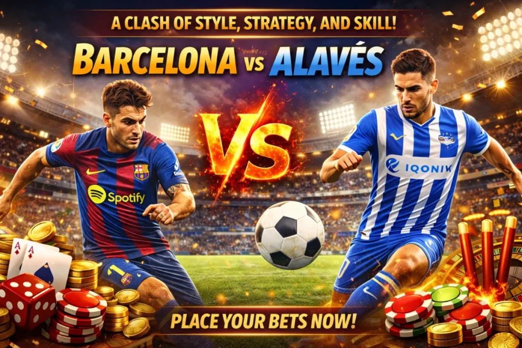 Barcelona vs Alavés – A Clash of Style, Strategy, and Skill