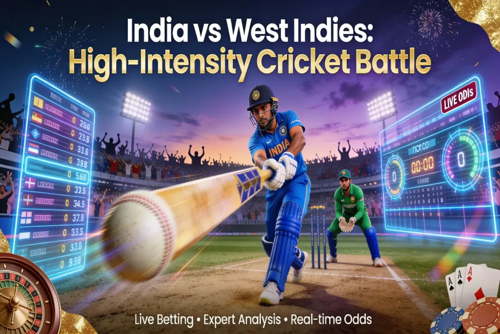 Cricket India Vs West Indies – High-Intensity Cricket and Fierce Competition
