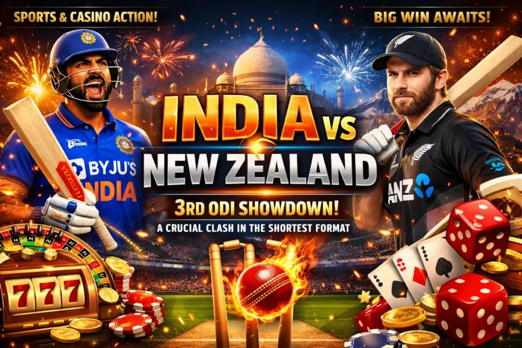 India vs New Zealand (3rd ODI) – A Crucial Clash in the Shortest Format