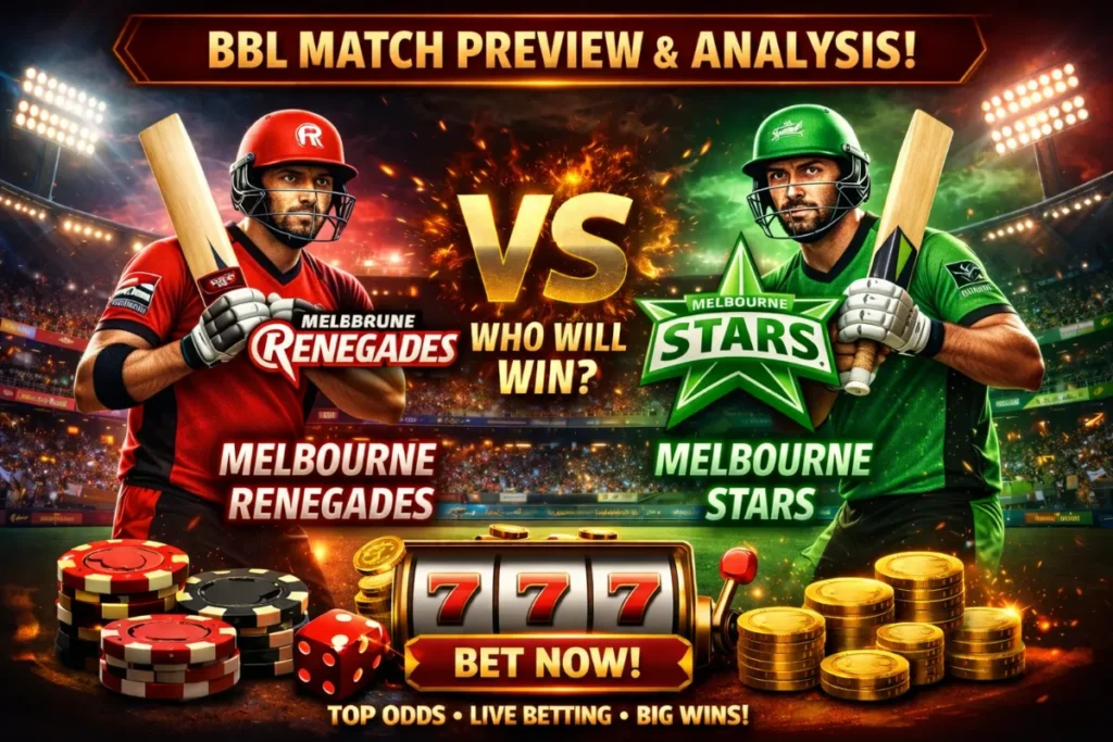 Melbourne Renegades vs Melbourne Stars – BBL Match Preview & Analysis!