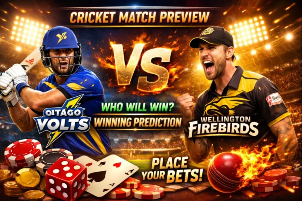 Otago Volts vs Wellington Firebirds – Cricket Match Preview and Winning Prediction