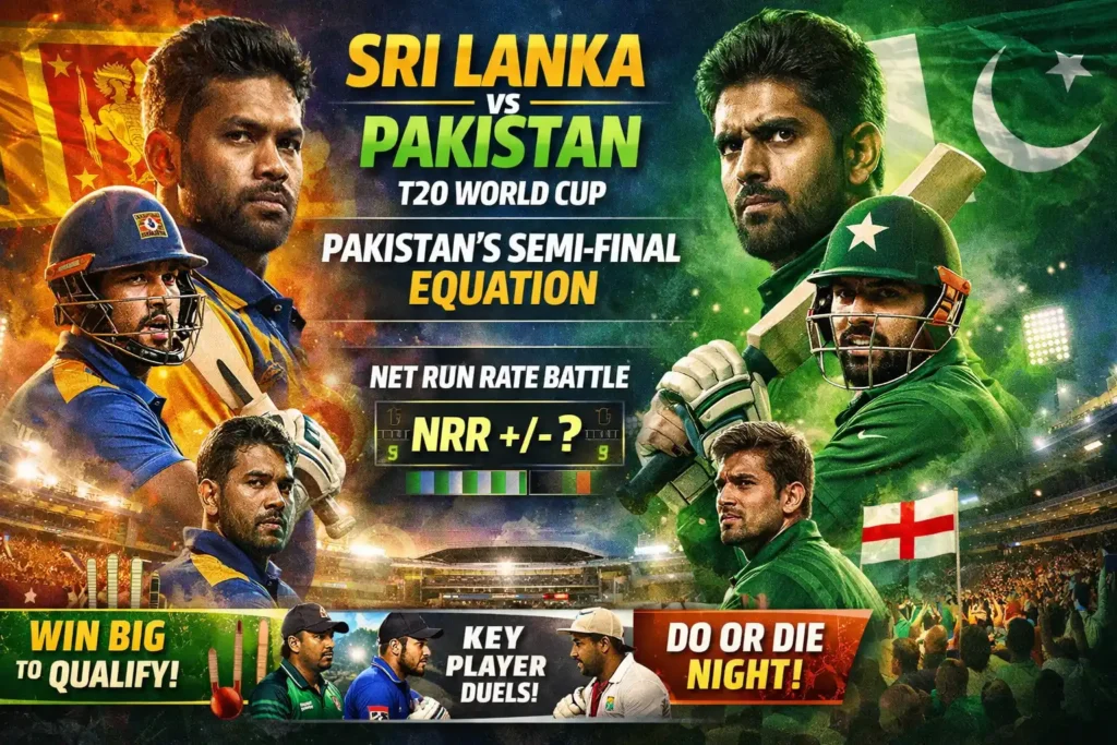 Sri Lanka vs Pakistan T20 World Cup: Pakistan’s Semi-final Equation