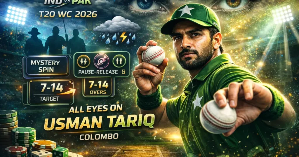 IND vs PAK – T20 World Cup 2026: All Eyes on Usman Tariq